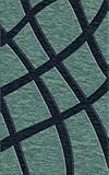 IMAGE OF Rugstudio Riley DL24 Rain-Navy 8' Square Area Rug