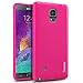 Compatible With Galaxy Note 4 Case, Insten TPU Case compatible with Samsung Galaxy Note 4 SM-N910, Hot Pink Jelly