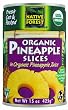 Native Forest Organic Pineapple Slices, 15-Ounce Cans (Pack of 6)