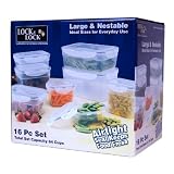 Lock & Lock HPL343S16 16-Piece Polypropylene Food-Storage Container Set