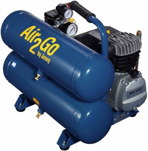 Jenny Compressors A2G246-HC4V 2-HP 4.8-Gallon Tank Electric Hand Carry Compressor