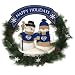 San Diego Padres Team Snowman Christmas Wreath