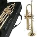 Lindo Bb Gold Lacquered Student Trumpet & Rigid Carry Case + Accessories