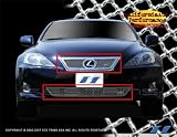 2006 2007 2008 Lexus IS SES 304 Stainless Chrome Mesh Upper And Lower grille grill