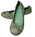 NO DOUBT - Ladies / Womens / Girls Green Fine Crackle Casual pumps / Shoes