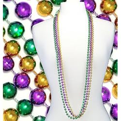 48 in 7mm Mardi Gras Beads Case