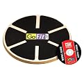GoFit Adjustable Round Balance Board Trainer - Black (15")