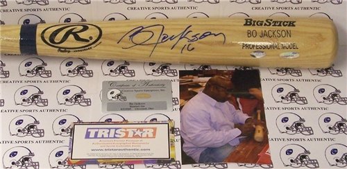 Bo Jackson Autographed/Hand Signed Rawlings Big Stick Baseball Bat