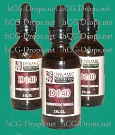 DNA hCG Drops for Dr Simeons Quick Weight Loss Diet, Homeopathic 2 fl oz 60ml, 35-40 Day Supply, Plus Free eBooklets "Pounds & Inches" and "HCG Diet" via links