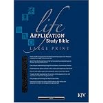 Life Application Study Bible: King James Version, Black Bonded Leather book cover