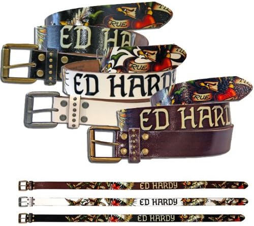 Ed Hardy EH1256 Fly or Die-Kids-Boys Leather Belt