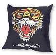 Ed Hardy Merchandise - Couch Pillow (Tiger) (Size: 14" x 14")