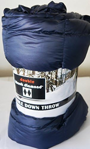 Black Diamond Packable Down Throw MIDNIGHT COLOR (NAVY BLUE) by Double Black Diamond