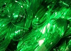 10yd Fluorescent Light Green CraftLace Hank