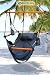 New Deluxe Blue Sky Air Chair Swing Hanging Hammock Chair W/ Pillow & Drink Holder
