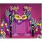 Mardi Gras Feather Plumes Promenade Complete Theme Kit