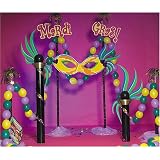 Mardi Gras Feather Plumes Promenade Complete Theme Kit