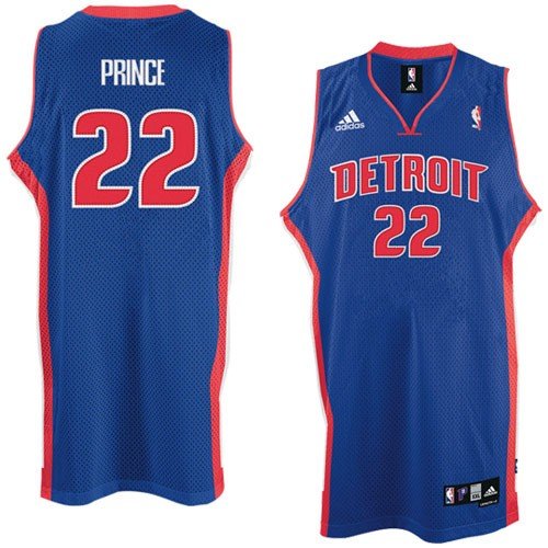 Tayshaun Prince Jersey: adidas Blue Swingman #22 Detroit Pistons Jersey