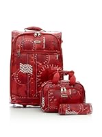 Gladiator Set Trolley+Bolsa+Portatodo (Rojo)