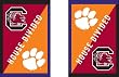 University of South Carolina and Clemson University - House Divided Flag - Regular Size