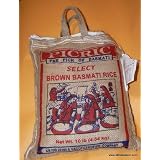 Brown Basmati Rice Picric Brand 10 Lbs Product of India by Picric