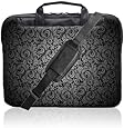 TaylorHe 15.6 inch 15 inch 16 inch Hard Wearing Nylon Laptop Carry Case Colourful Laptop Shoulder Bag with Patterns, Side Pockets Handles and Detachable Strap Vintage Paisley Patterns