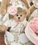 Rosette 10" Easter Dressed Plush Stuffed Animal Teddy Bear by Bearington (Hat Box sold separately)