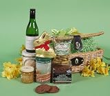 Spring Hamper Gift £2995 Delivered Mainland Uk Spring Gift Basket Hamper With Chocolate Lindt Bunny Luxury Handmade Fruitcake And More Treats