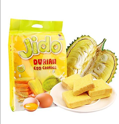 Vietnam Snack Dried Bread with Egg &amp; Durian Flavor 210g (7.4oz)