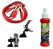 Auto Pearl - Combo Of - Car 500 Amp Heavy Duty Jumper Booster Cables , Dash Board Polish Red And Car Mobile Stand RS.774.00