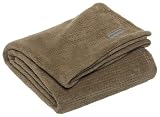 Columbia Pique Coral Fleece Throw, Pebble