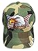 Patriotic American Eagle and Flag Baseball Cap with USA (Camo)