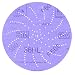 3M Clean Sanding Disc 360L, Film, Hook and Loop Attachment, Aluminum Oxide, 5" Diameter, P320 Grit, 01707 (Pack of 100)