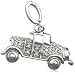 Sterling Silver Diamond Antique Car Charm