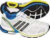 Adidas - Adizero Tempo 4 W Womens Shoes In Running White / Black / Freshspla, Size: 11.5 B(M) US Womens, Color: Running White / Black / Freshspla