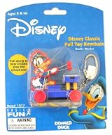 Disney Classic Pull Toy Donald Instrument Keychain