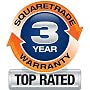 3 year Electronics Warranty: Rated A+ by BBB. 5-day Service Guarantee - Electronics $75-100
