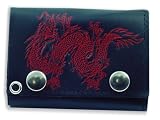 Chinese Dragon Genuine Leather Chain Wallet