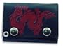 Chinese Dragon Genuine Leather Chain Wallet #45