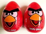 Giant Red Angry Birds Candy & Sticker Filled Eggs, 6 Inches Tall! (2 Pack)
