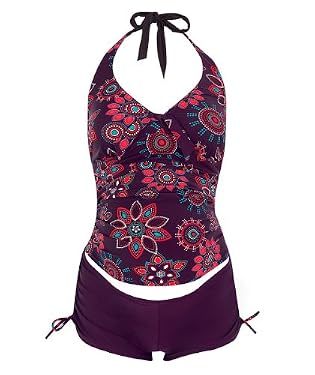 M2b Oriental Print Tankini