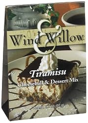 Wind & Willow Tiramisu Cheeseball & Dessert Mix, 3.4-Ounce Boxes (Pack of 6)