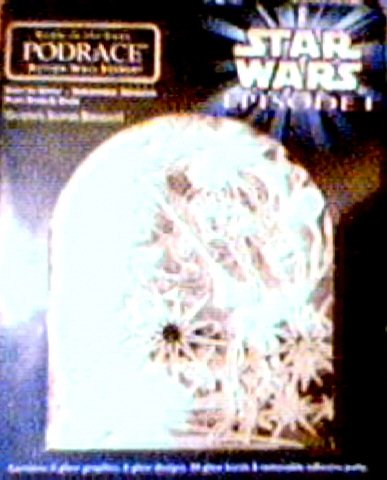 Childrens Toyshop  Toys : Star Wars Episode 1 Glow-in-the-dark Podrace Action Wall Scenes