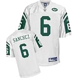 Reebok New York Jets Mark Sanchez Youth Replica White Jersey Large