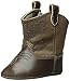 Baby Deer Western Boot (Infant),Brown,3 M US Infant
