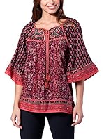 Peace & Love Blusa (Rojo)