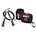 Crossfit Jump Rope comes with Wrist Wraps Necessary for Any Boxing MMA WOD Cardio and Fitness Training Fully Adjustable to Fit Men and Women
