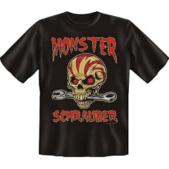 Motorrad Biker Shirt Monster Schrauber Tuning Schrauber Shirt