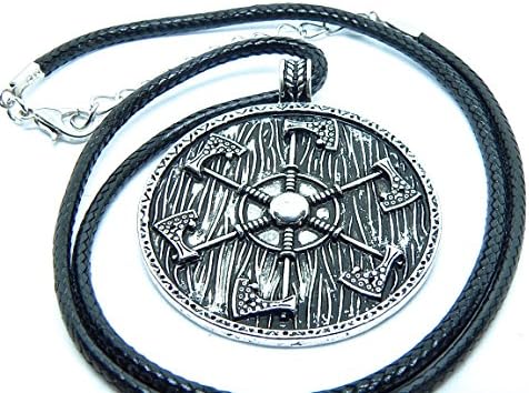Thunder Shield of Perun, Kolovrat with Viking Axes, Victory Symbol
