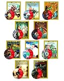 All 10 Level 3 Read Alongs - Books and Audio CDs: Robinson Crusoe Read-Along Book CD the Red Bade of Courage Read-Along Book CD Kidnapped Read-Along (Bring the Classics to Life)